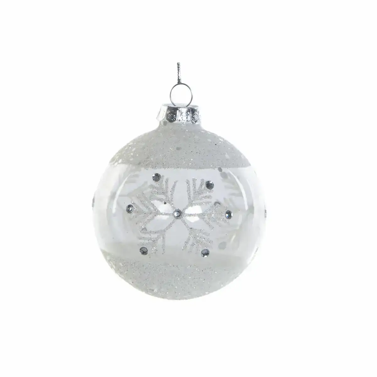 Boule de noe l dkd home decor cristal 8 x 8 x 8 cm_3319. Entrez dans l'Univers de DIAYTAR COTE D'IVOIRE - Où Chaque Produit a sa Place. Explorez nos rayons virtuels et choisissez des articles qui s'intègrent parfaitement à votre style de vie.