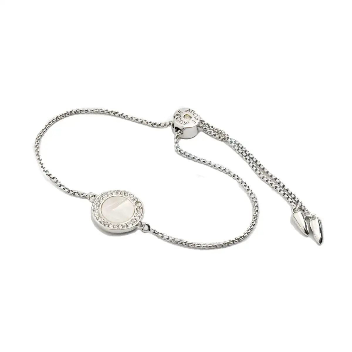 Bracelet femme adore 5489646 me tal blanc 6 cm_1539. DIAYTAR COTE D'IVOIRE - Là où Chaque Clic Compte. Parcourez notre boutique en ligne et laissez-vous guider vers des trouvailles uniques qui enrichiront votre quotidien.