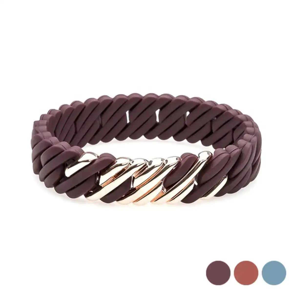 Bracelet femme therubz silicone acier inoxydable acier silicone_4154. DIAYTAR COTE D'IVOIRE - L'Art du Shopping Éclairé. Parcourez notre catalogue et choisissez parmi des produits de qualité qui satisferont vos besoins et votre style.