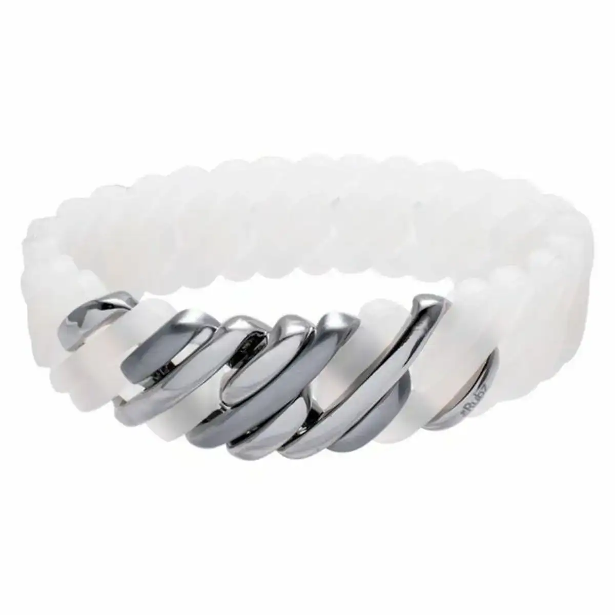 Bracelet therubz 100156 acier inoxydable silicone blanc acier argente silicone 20 mm_8624. Bienvenue sur DIAYTAR COTE D'IVOIRE - Où l'Élégance Rencontrer la Tradition. Explorez notre gamme variée et trouvez des articles qui marient le chic moderne au charme ancestral.