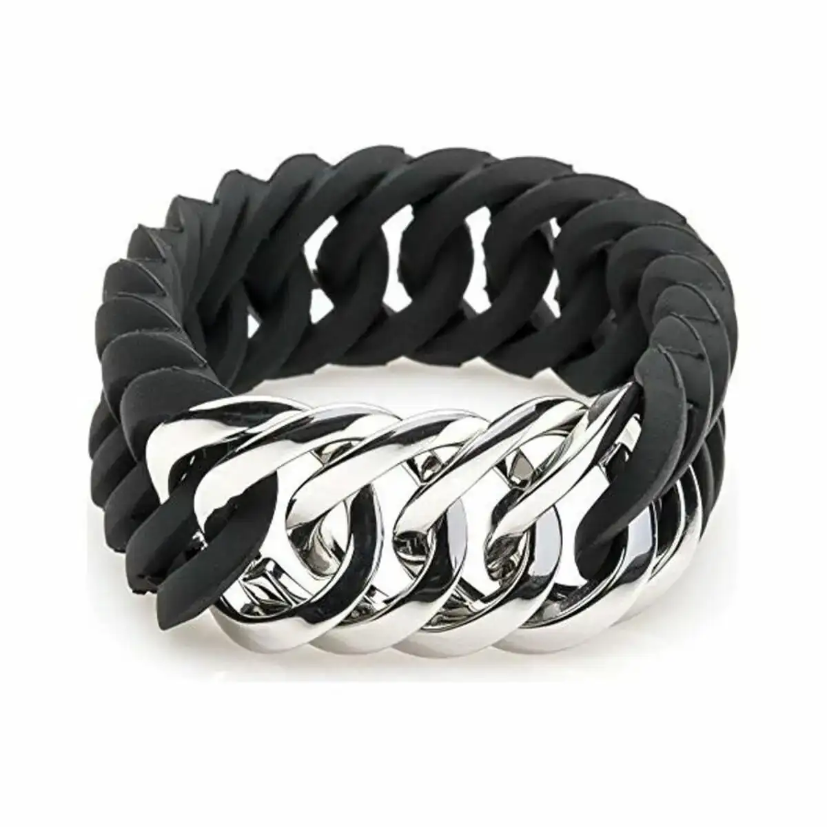 Bracelet therubz 100173 noir silicone acier inoxydable argent acier silicone_9759. DIAYTAR COTE D'IVOIRE - L'Art du Shopping Distinctif. Naviguez à travers notre gamme soigneusement sélectionnée et choisissez des produits qui définissent votre mode de vie.