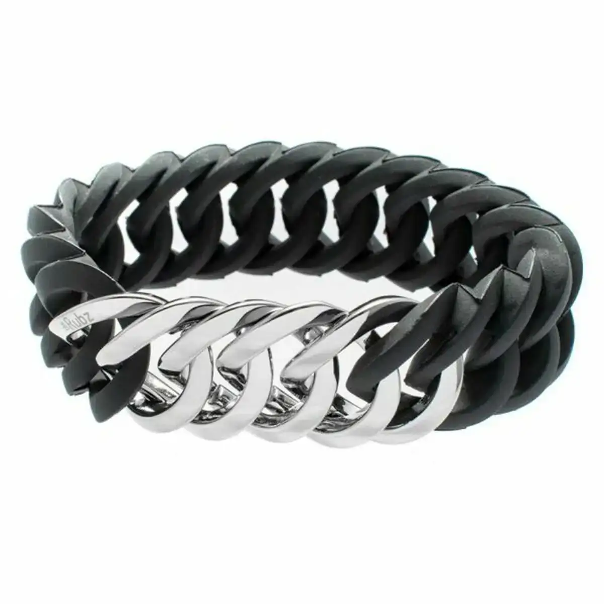 Bracelet therubz 100174 noir silicone acier inoxydable argent acier silicone_8805. Bienvenue sur DIAYTAR COTE D'IVOIRE - Où Chaque Détail compte. Plongez dans notre univers et choisissez des produits qui ajoutent de l'éclat et de la joie à votre quotidien.