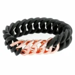 Bracelet therubz 100176 noir rose silicone acier inoxydable acier silicone_7418. DIAYTAR COTE D'IVOIRE - Votre Oasis de Shopping en Ligne. Explorez notre boutique et découvrez des produits qui ajoutent une touche de magie à votre quotidien.