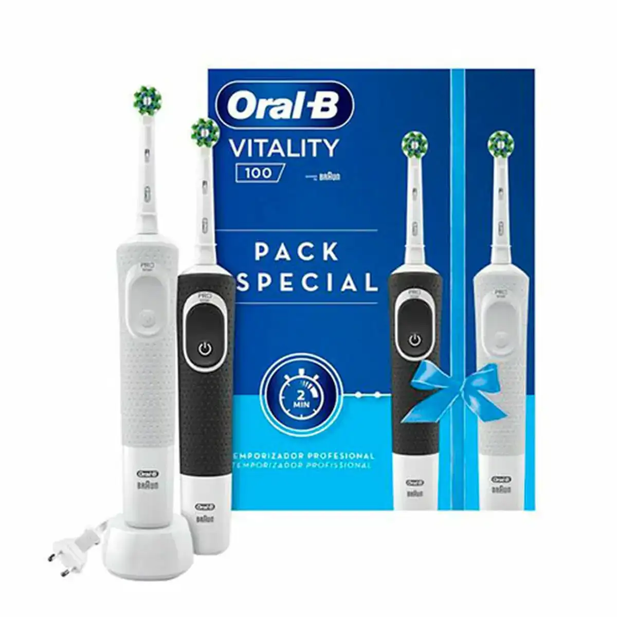 Brosse a dents e lectrique oral b duo vitality_5085. Bienvenue sur DIAYTAR COTE D'IVOIRE - Où l'Élégance Rencontrer la Tradition. Explorez notre gamme variée et trouvez des articles qui marient le chic moderne au charme ancestral.