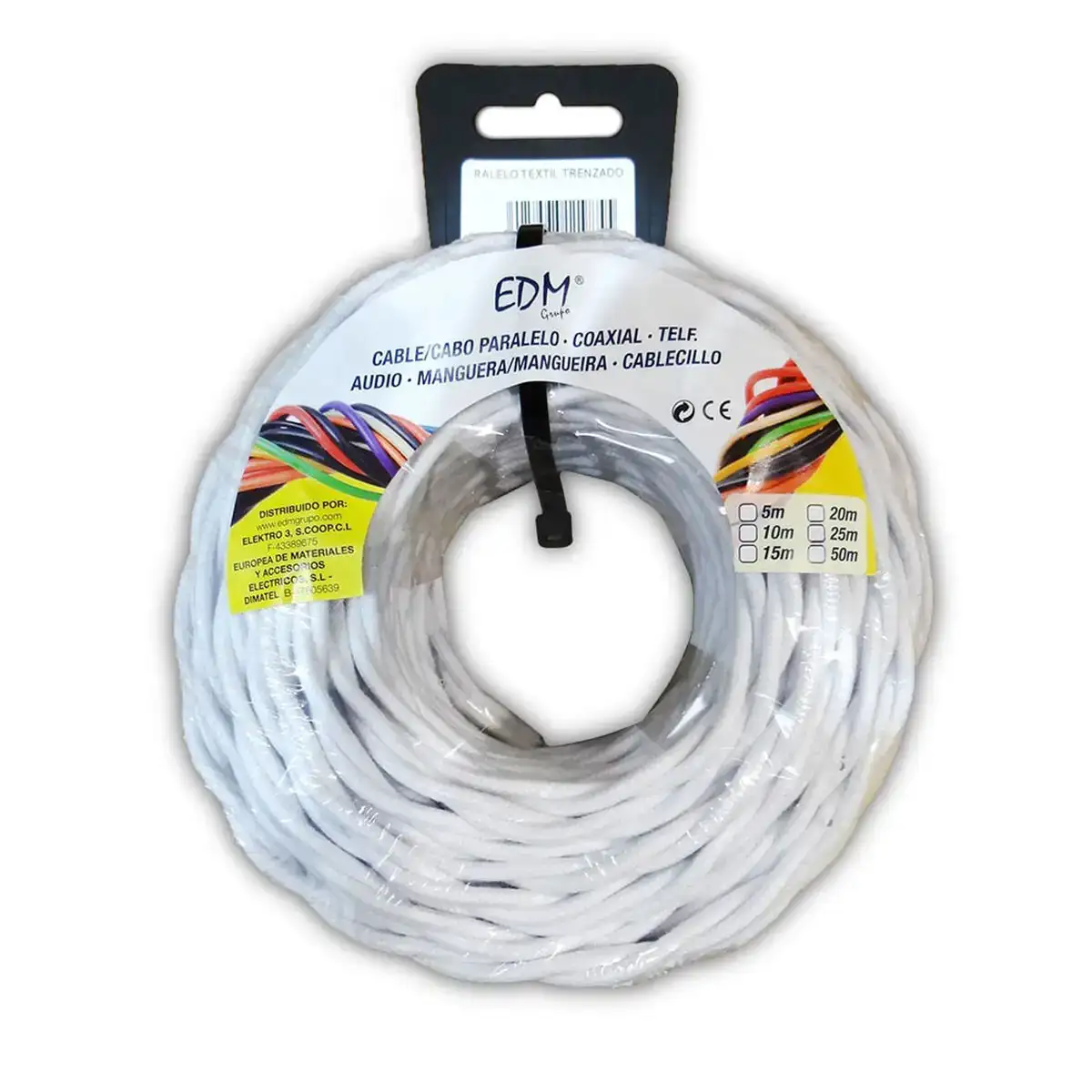 Ca ble d interface paralle le edm 11990 blanc 25 m 3 x 2 5 mm_6896. DIAYTAR COTE D'IVOIRE - L'Art de Vivre le Shopping Éthique. Parcourez notre gamme et choisissez des produits qui reflètent notre engagement envers des pratiques durables.
