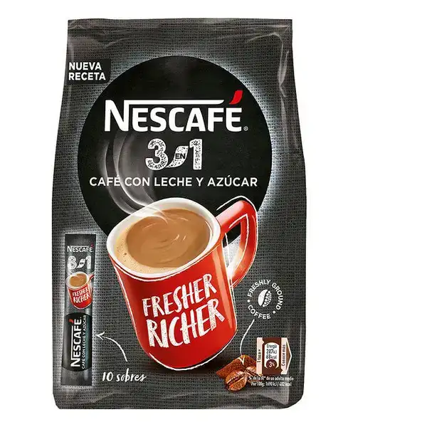 Cafe au lait et sucre nescafe 10 uds_9465. Bienvenue sur DIAYTAR COTE D'IVOIRE - Votre Destination Shopping à la Côte d'Ivoireaise. Explorez notre boutique en ligne et découvrez une gamme variée de produits qui capturent l'esprit du Côte d'Ivoire.