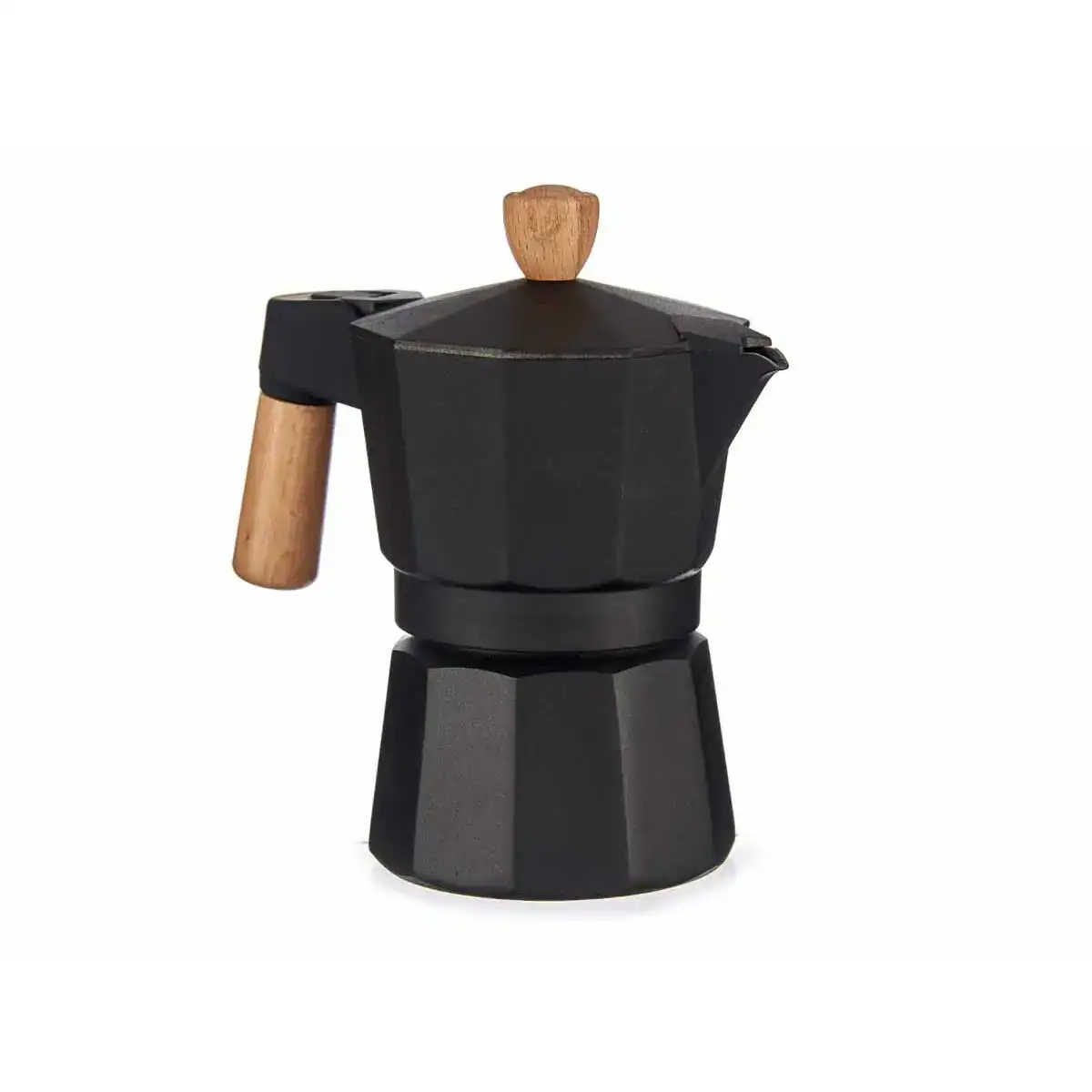 Cafetie re italienne bois aluminium 3 tasses_9893. Entrez dans l'Univers de DIAYTAR COTE D'IVOIRE - Où l'Élégance Rencontre la Tradition. Explorez notre gamme variée et trouvez des articles qui ajoutent une touche de sophistication à votre vie.