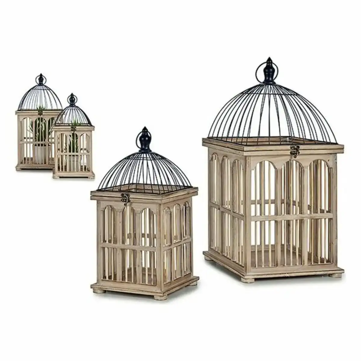 Cage carre bois naturel 2 pie ces_3891. DIAYTAR COTE D'IVOIRE - Votre Destination pour un Shopping Éclairé. Parcourez notre boutique en ligne pour découvrir des produits de qualité qui embelliront votre quotidien.