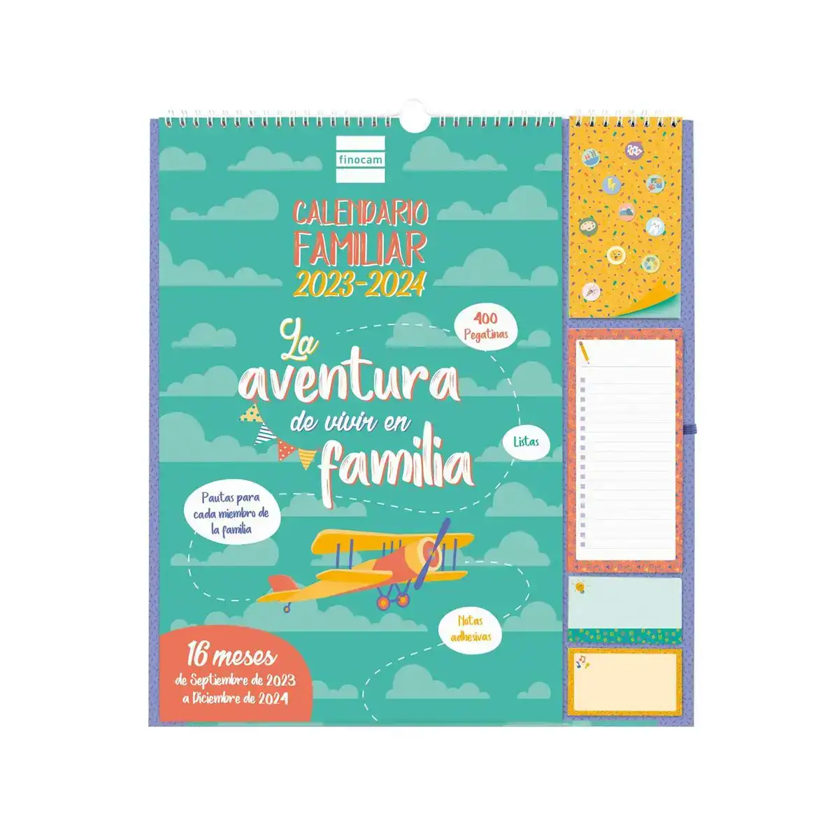 Calendrier mural finocam family plus 2023 2024 34 x 38 cm multicolore_7962. DIAYTAR COTE D'IVOIRE - Où la Qualité et la Diversité Fusionnent. Explorez notre boutique en ligne pour découvrir une gamme variée de produits qui incarnent l'excellence et l'authenticité.