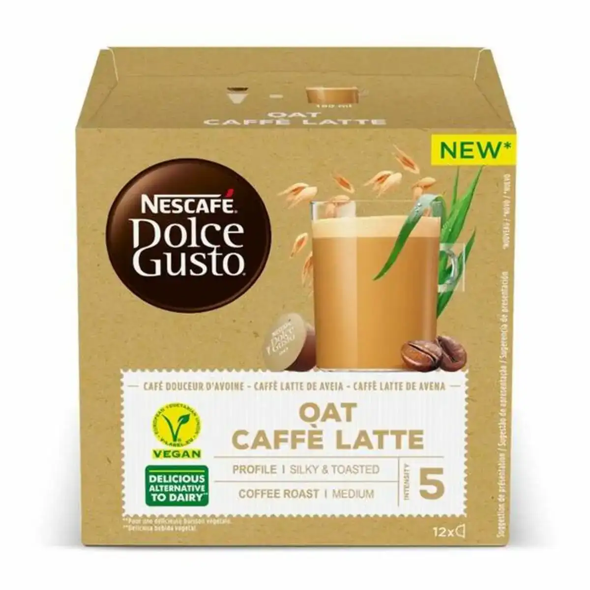 Capsules de cafe dolce gusto cafe blanc avoine 12 uds_2798. DIAYTAR COTE D'IVOIRE - Là où le Shopping Devient une Expérience. Naviguez à travers notre catalogue diversifié et découvrez des produits qui ajoutent de la couleur et de la passion à votre vie.