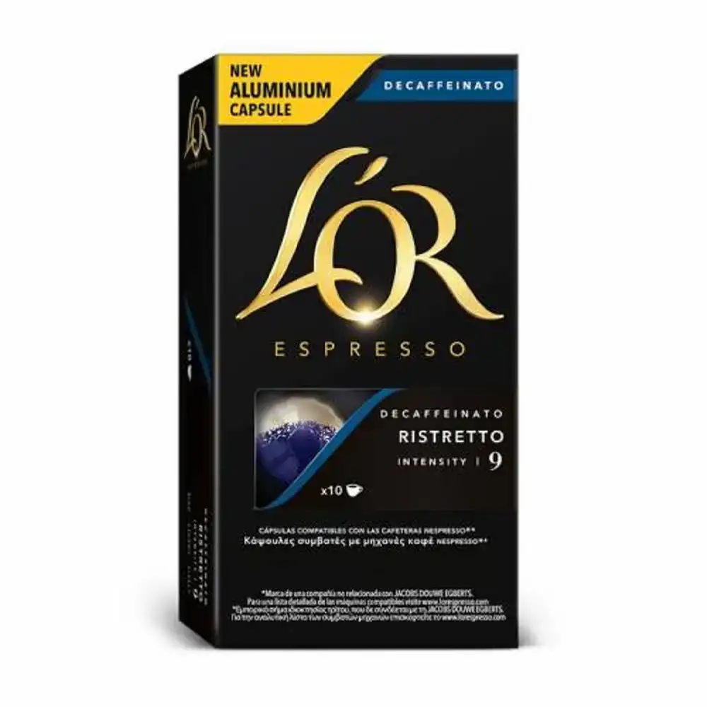 Capsules de cafe l or ristretto 9 de cafe ine 10 uds_6157. DIAYTAR COTE D'IVOIRE - Là où le Shopping devient une Fête des Sens. Plongez dans notre univers et choisissez des produits qui éveillent votre goût pour l'esthétique et l'authenticité.