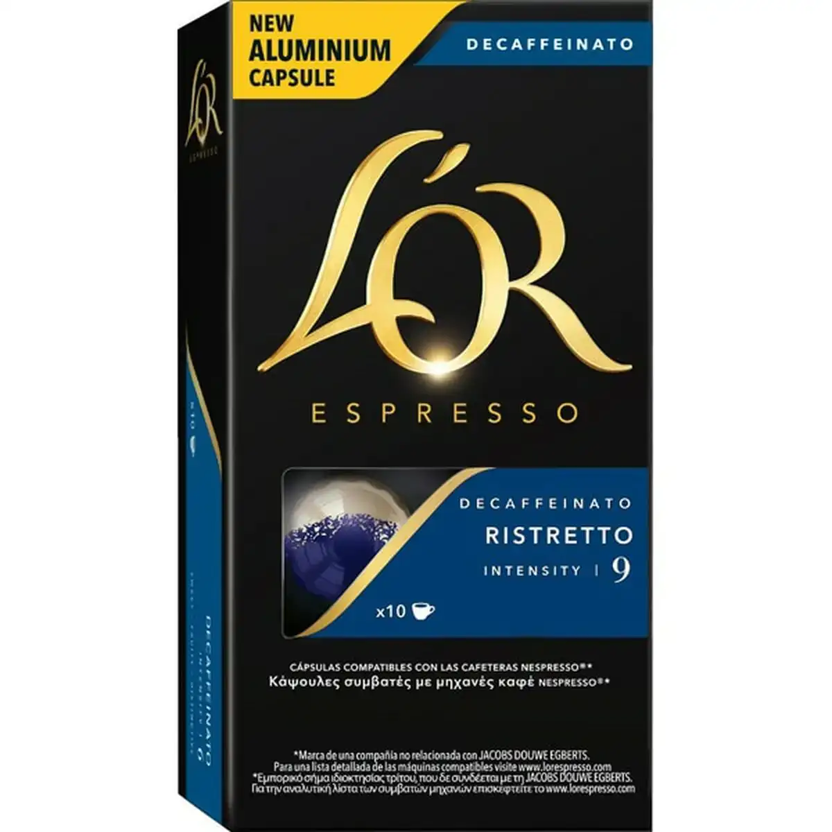 Capsules de cafe l or ristretto de cafe ine 20 capsules_3884. DIAYTAR COTE D'IVOIRE - L'Art de Vivre le Shopping Inspiré. Parcourez notre catalogue et choisissez des produits qui reflètent votre passion pour la beauté et l'authenticité.