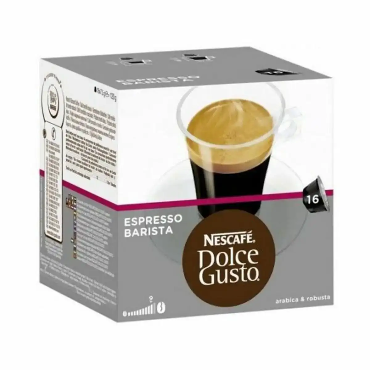 Capsules de cafe nescafe dolce gusto 91414 espresso barista 16 uds_6346. DIAYTAR COTE D'IVOIRE - Là où la Qualité est Non Négociable. Parcourez notre boutique en ligne pour découvrir des produits qui incarnent le raffinement et l'excellence du Côte d'Ivoire.