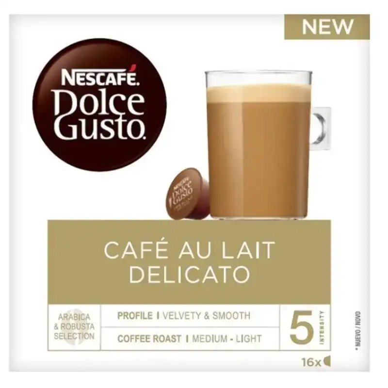 Capsules de cafe nescafe dolce gusto au lait delicato 16 uds_2366. Bienvenue sur DIAYTAR COTE D'IVOIRE - Où l'Élégance Rencontrer la Tradition. Explorez notre gamme variée et trouvez des articles qui marient le chic moderne au charme ancestral.