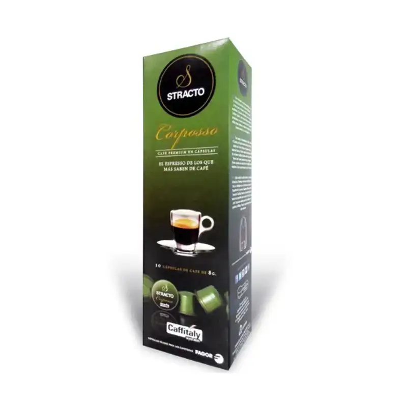 Capsules de cafe stracto 80583 corposso 80 uds_8544. Bienvenue chez DIAYTAR COTE D'IVOIRE - Là où les Désirs Prendent Vie. Explorez notre boutique en ligne et laissez-vous séduire par des articles qui font écho à vos aspirations et à votre style unique.