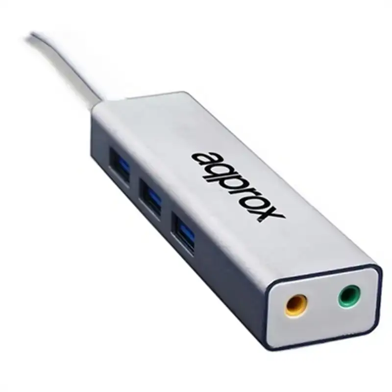 Carte son externe env appusb51hub usb 3 0 3 5 mm gris_1387. DIAYTAR COTE D'IVOIRE - Où Choisir est un Acte d'Amour pour le Côte d'Ivoire. Explorez notre boutique en ligne et choisissez des articles qui célèbrent la culture et l'artisanat du pays.