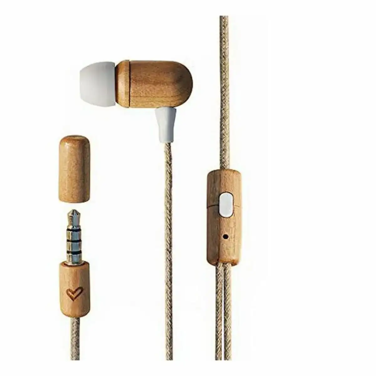 Casque avec microphone energy sistem eco wood_3520. DIAYTAR COTE D'IVOIRE - Là où le Shopping Devient une Expérience. Naviguez à travers notre catalogue diversifié et découvrez des produits qui ajoutent de la couleur et de la passion à votre vie.