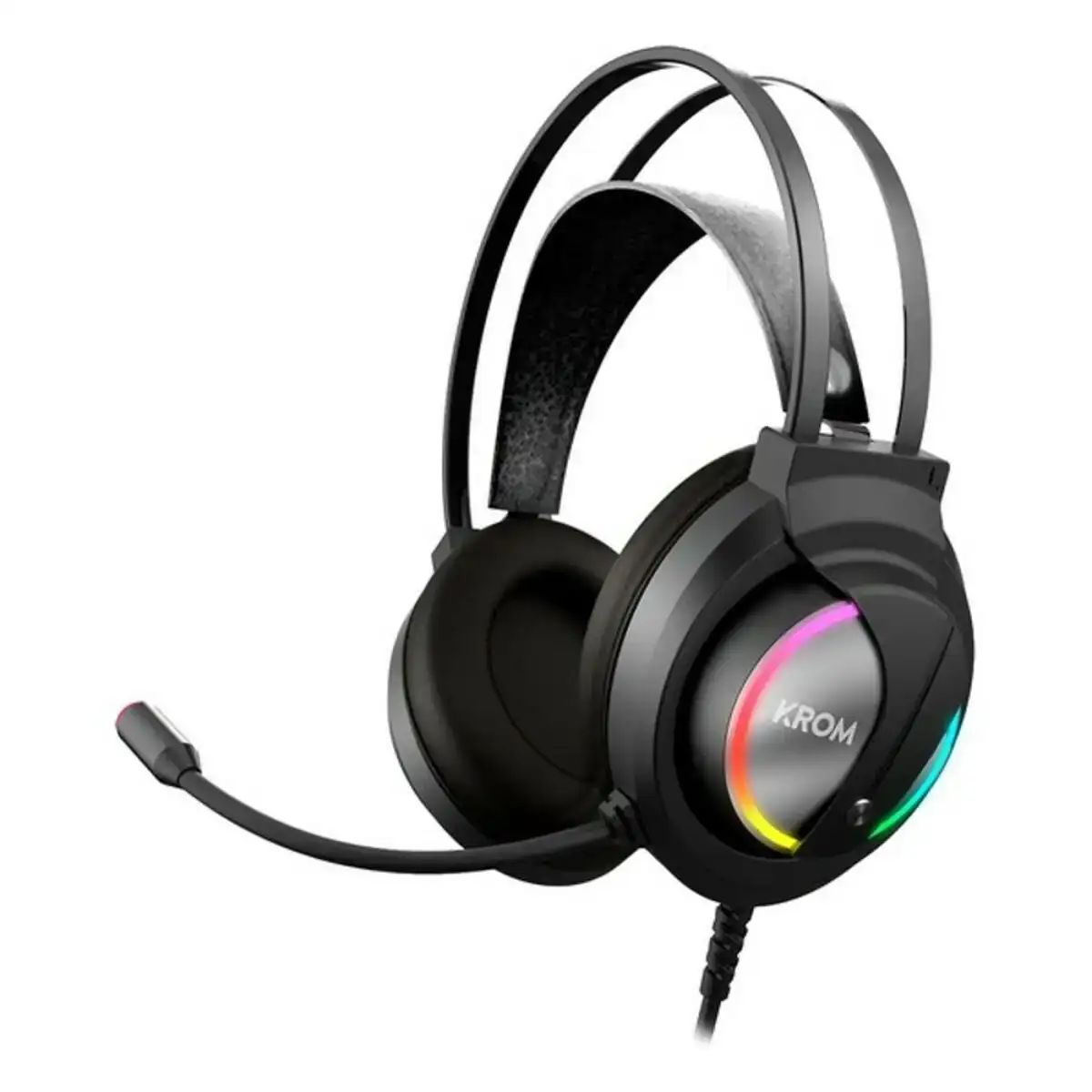 Casque de jeu avec microphone krom kappa rgb_1126. Bienvenue chez DIAYTAR COTE D'IVOIRE - Où Chaque Produit a son Histoire. Plongez dans notre sélection diversifiée et découvrez des articles qui racontent le riche patrimoine sénégalais.
