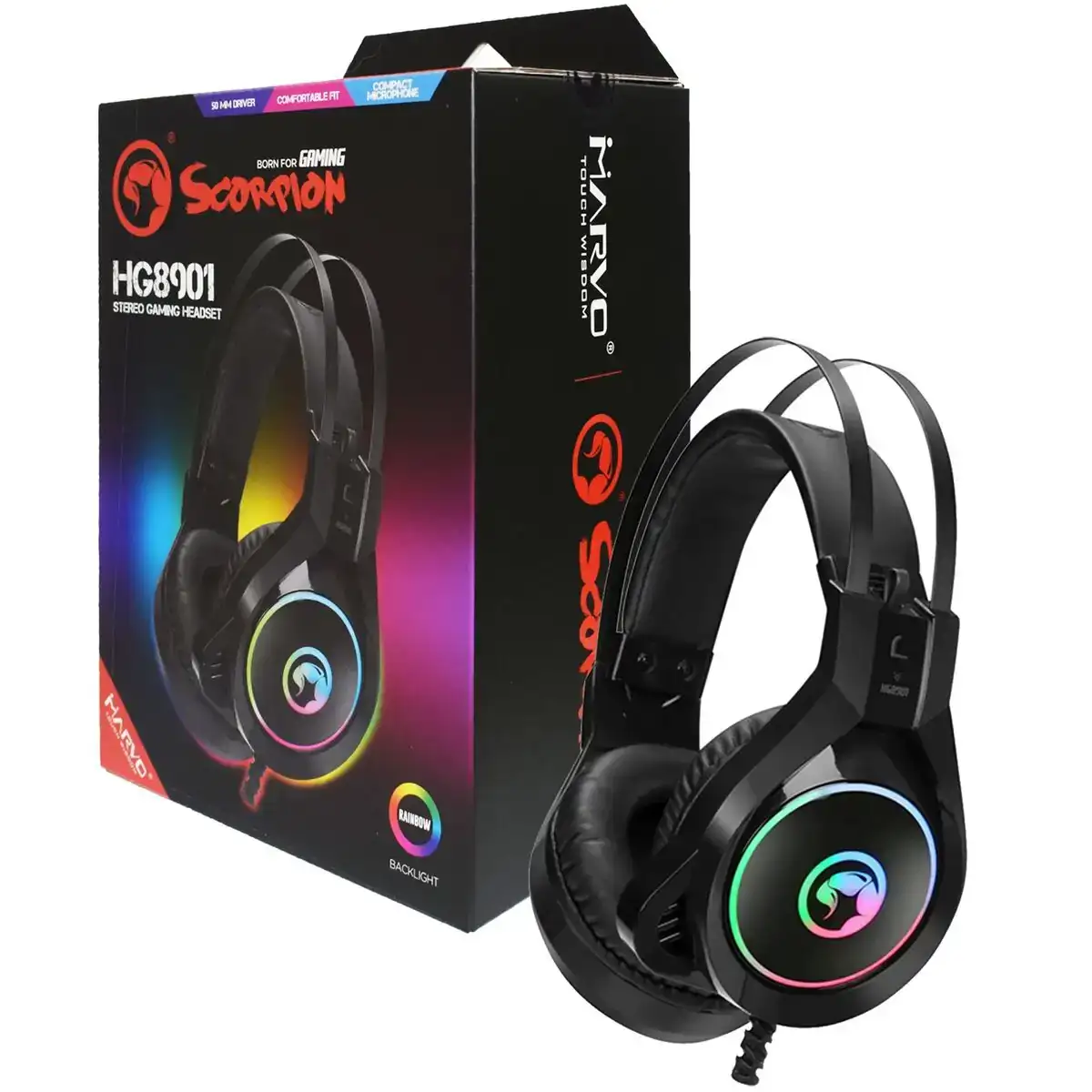 Casque de jeu avec microphone marvo hg8901_7802. Entrez dans le Monde de DIAYTAR COTE D'IVOIRE - Où la Satisfaction est la Priorité. Explorez notre sélection pensée pour vous offrir une expérience de shopping qui va au-delà de vos attentes.