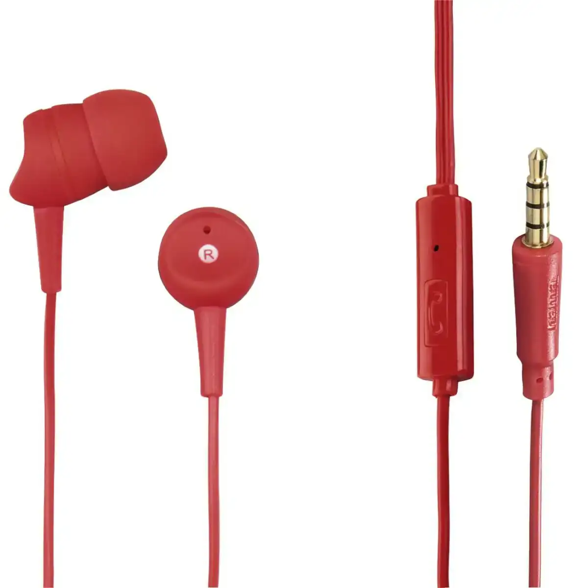 Casque hama technics basic4phone rouge_1238. DIAYTAR COTE D'IVOIRE - Où Choisir est un Voyage Cultuel. Explorez notre boutique en ligne et découvrez des produits qui célèbrent la richesse et la diversité culturelle du Côte d'Ivoire.