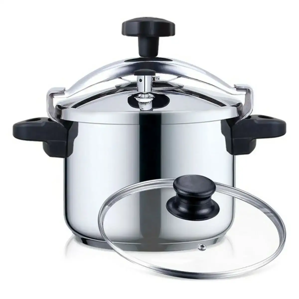 Casserole en acier inoxydable avec couvercle haeger_4741. DIAYTAR COTE D'IVOIRE - Votre Passage vers l'Élégance Accessible. Parcourez notre boutique en ligne pour trouver des produits qui vous permettent d'allier style et économies.