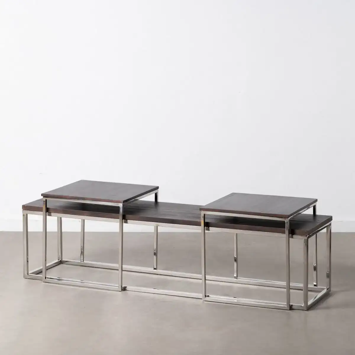 Centre de table 152 x 38 5 x 38 5 cm me tal bois 3 unite s_4868. Bienvenue sur DIAYTAR COTE D'IVOIRE - Où le Shopping est une Affaire Personnelle. Découvrez notre sélection et choisissez des produits qui reflètent votre unicité et votre individualité.