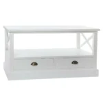 Centre de table dkd home decor bois blanc 108 x 48 x 56 5 cm_7730. DIAYTAR COTE D'IVOIRE - Votre Passage vers l'Exceptionnel. Naviguez à travers notre sélection minutieuse et découvrez des articles qui apportent une touche spéciale à chaque instant de votre vie.