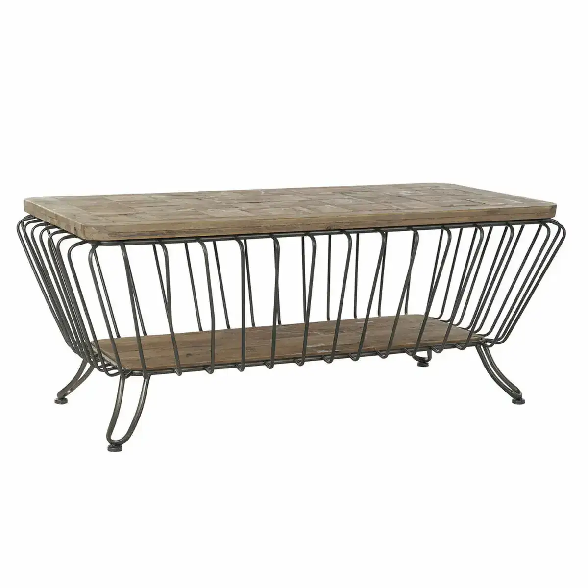 Centre de table dkd home decor me tal pine de 125 x 64 x 51 cm_5945. DIAYTAR COTE D'IVOIRE - Votre Destination pour un Shopping Unique. Parcourez notre catalogue et trouvez des articles qui expriment votre singularité et votre style.