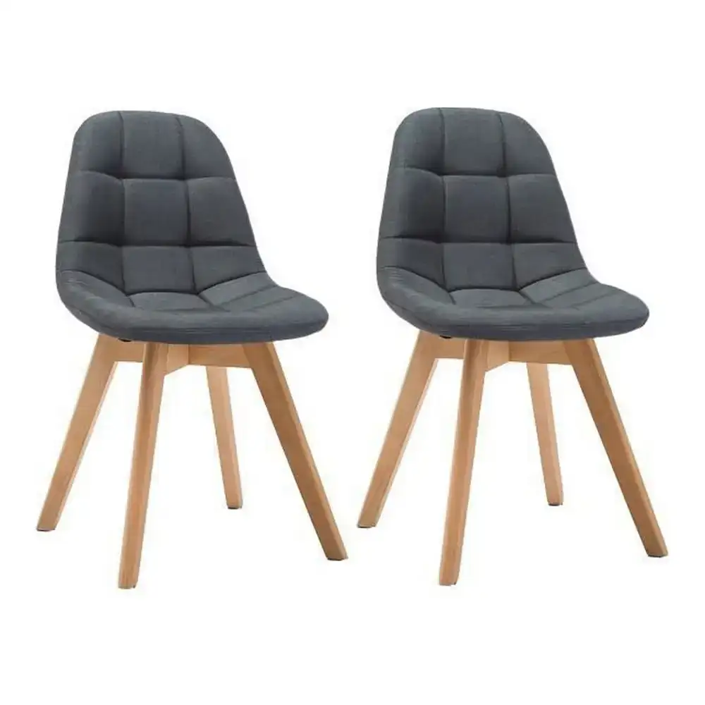 Chaise de salle a manger anya 44 x 50 x 84 cm gris fonce 2 unite s_4345. DIAYTAR COTE D'IVOIRE - Votre Destination Shopping d'Exception. Parcourez nos rayons virtuels et choisissez des produits qui incarnent l'excellence et la diversité.