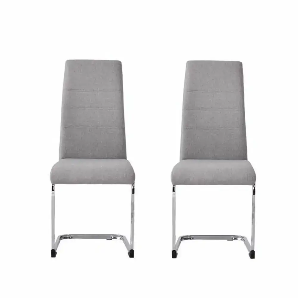 Chaise de salle a manger jane 42 x 56 x 99 cm gris 2 unite s_5699. DIAYTAR COTE D'IVOIRE - Votre Marché Virtuel au Côte d'Ivoire. Parcourez notre boutique en ligne pour trouver des trésors cachés, des articles indispensables du quotidien aux joyaux artistiques.