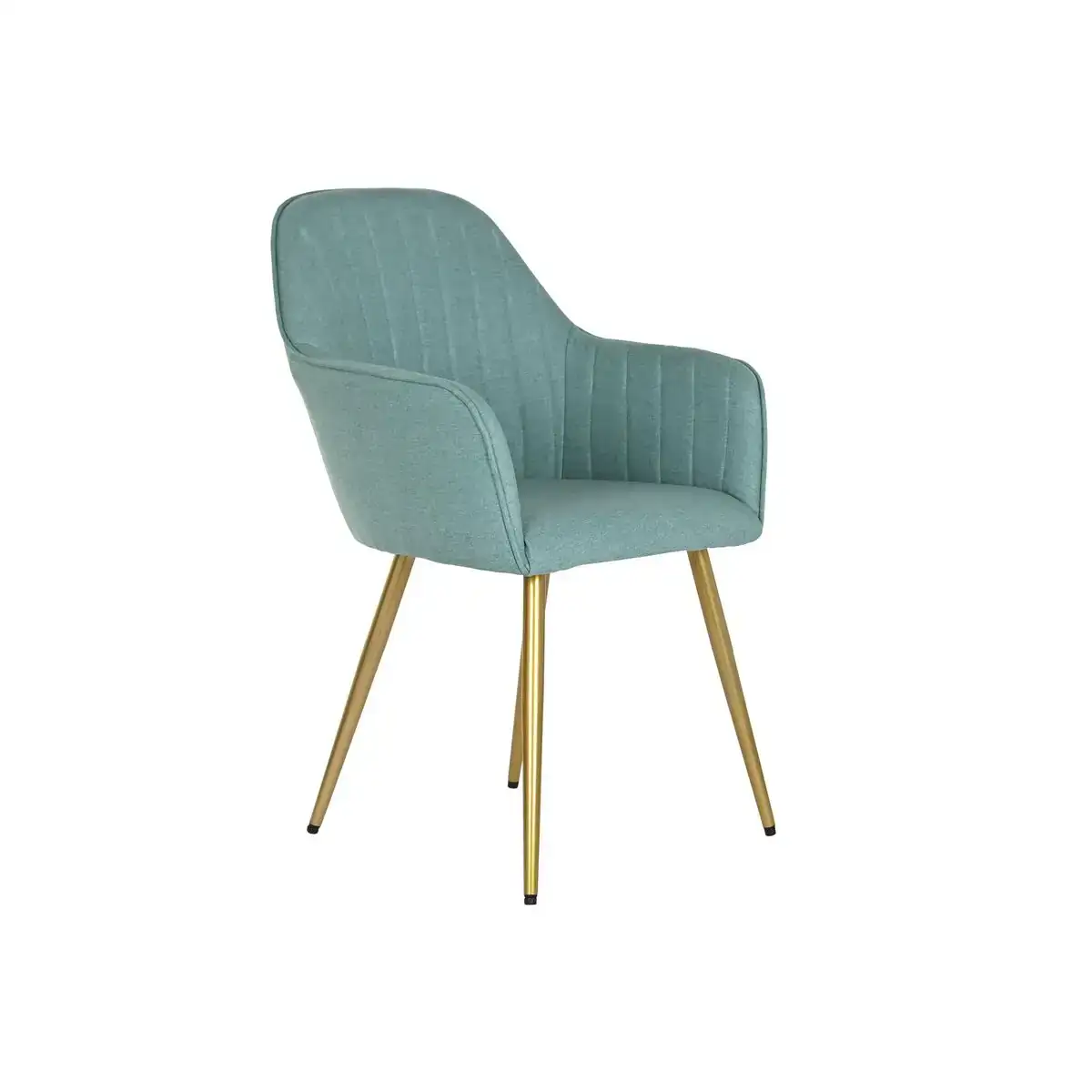 Chaise dkd home decor me tal dore polyester vert 55 x 55 5 x 88 cm_9595. DIAYTAR COTE D'IVOIRE - Votre Marché Virtuel au Côte d'Ivoire. Parcourez notre boutique en ligne pour trouver des trésors cachés, des articles indispensables du quotidien aux joyaux artistiques.