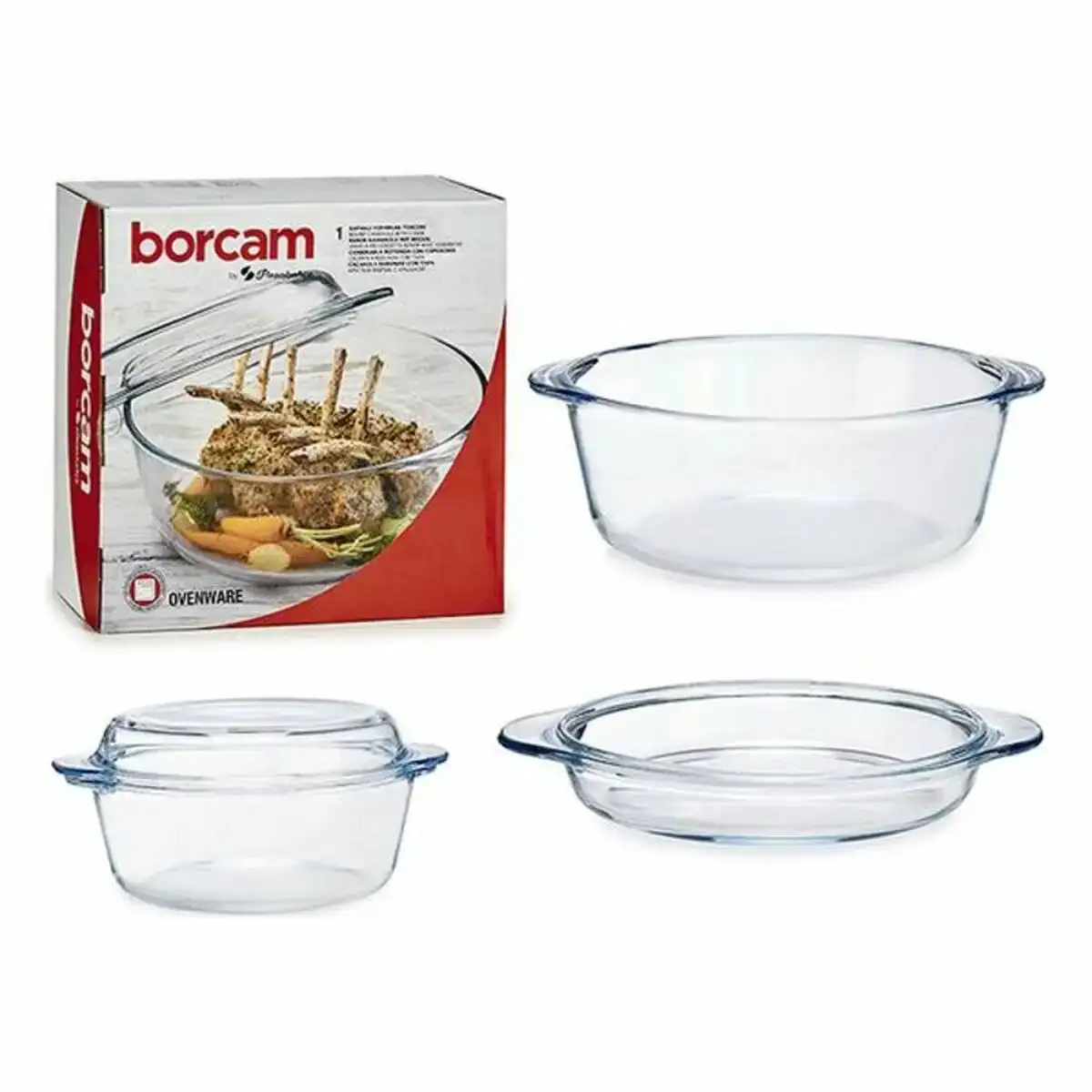 Cocotte avec couvercle verre borosilicate transparent_5298. Plongez dans l'Expérience DIAYTAR COTE D'IVOIRE - Où Chaque Produit a une Histoire. Explorez notre boutique en ligne pour trouver des articles qui incarnent la passion et la créativité du Côte d'Ivoire.