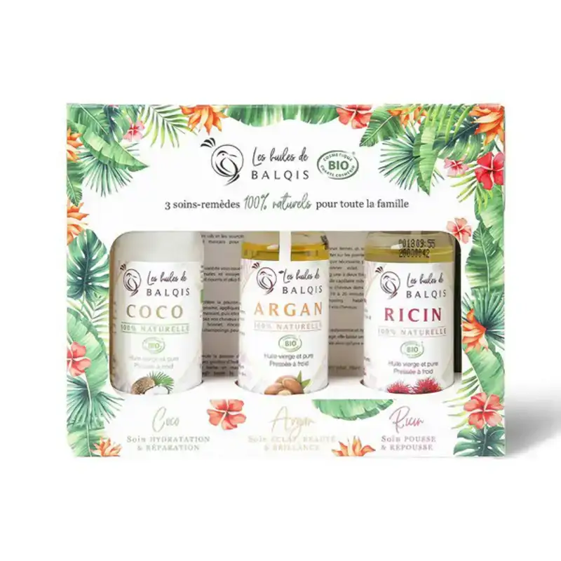 Coffret cosme tique unisexe les huiles de balquis 3 pcs_7636. Bienvenue chez DIAYTAR COTE D'IVOIRE - Où Chaque Produit a son Histoire. Découvrez notre sélection unique et trouvez des articles qui racontent la richesse culturelle et artistique du Côte d'Ivoire.