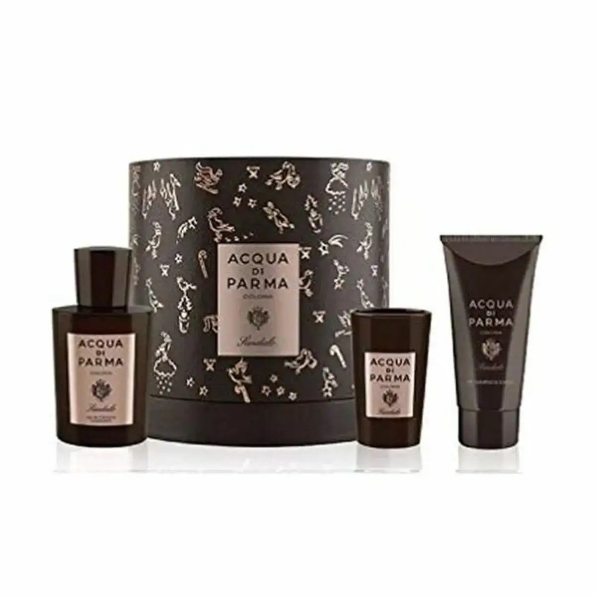 Coffret parfum homme sandalo acqua di parma 3 pcs 3 pcs_2210. DIAYTAR COTE D'IVOIRE - Où Choisir Devient une Expérience Personnalisée. Explorez notre boutique en ligne pour découvrir des produits qui s'adaptent à votre style et à votre essence.