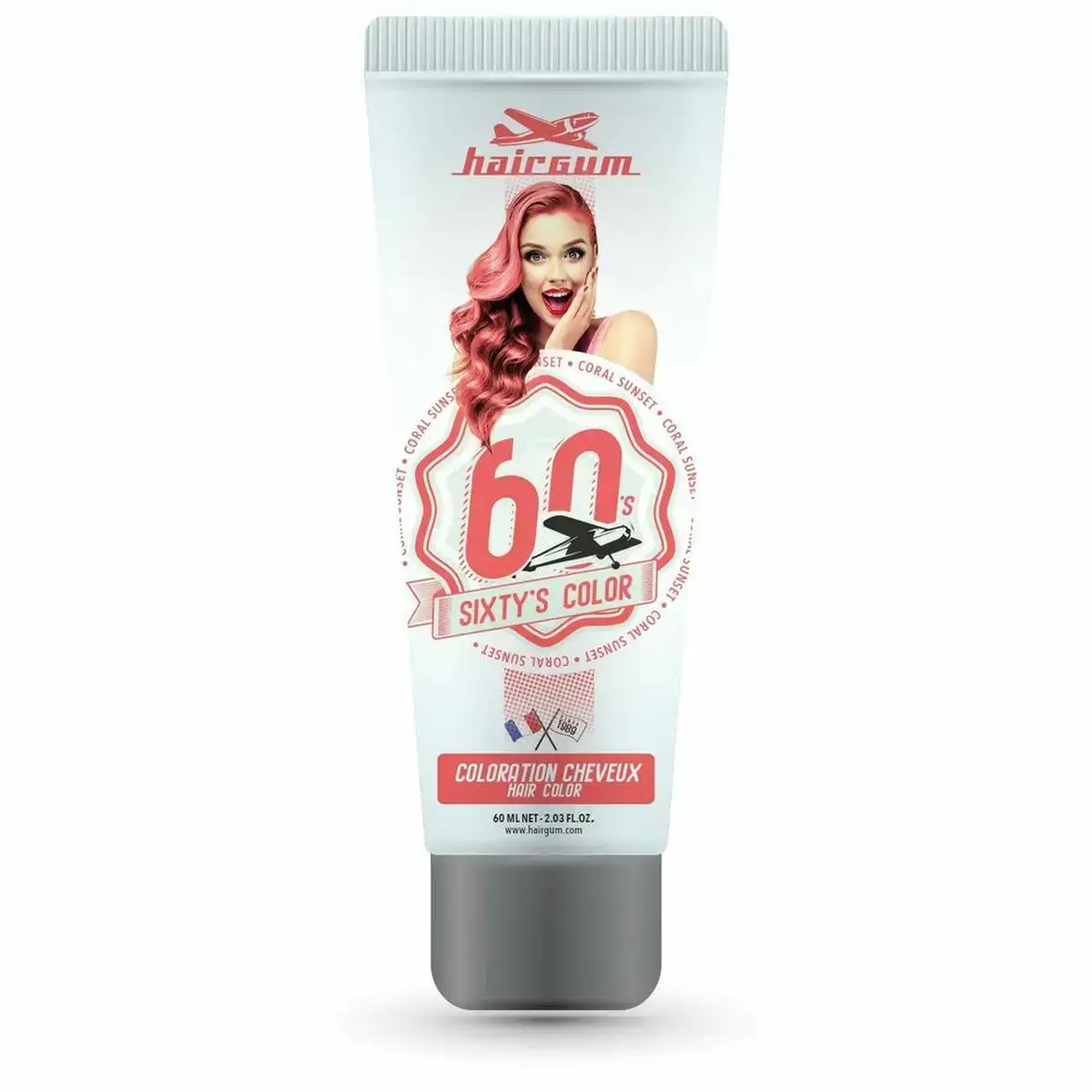 Coloration semi permanente hairgum sixty s color coral sunset 60 ml_5874. Entrez dans l'Univers de DIAYTAR COTE D'IVOIRE - Votre Destination de Shopping Complète. Découvrez des produits qui reflètent la diversité et la richesse culturelle du Côte d'Ivoire, le tout à portée de clic.