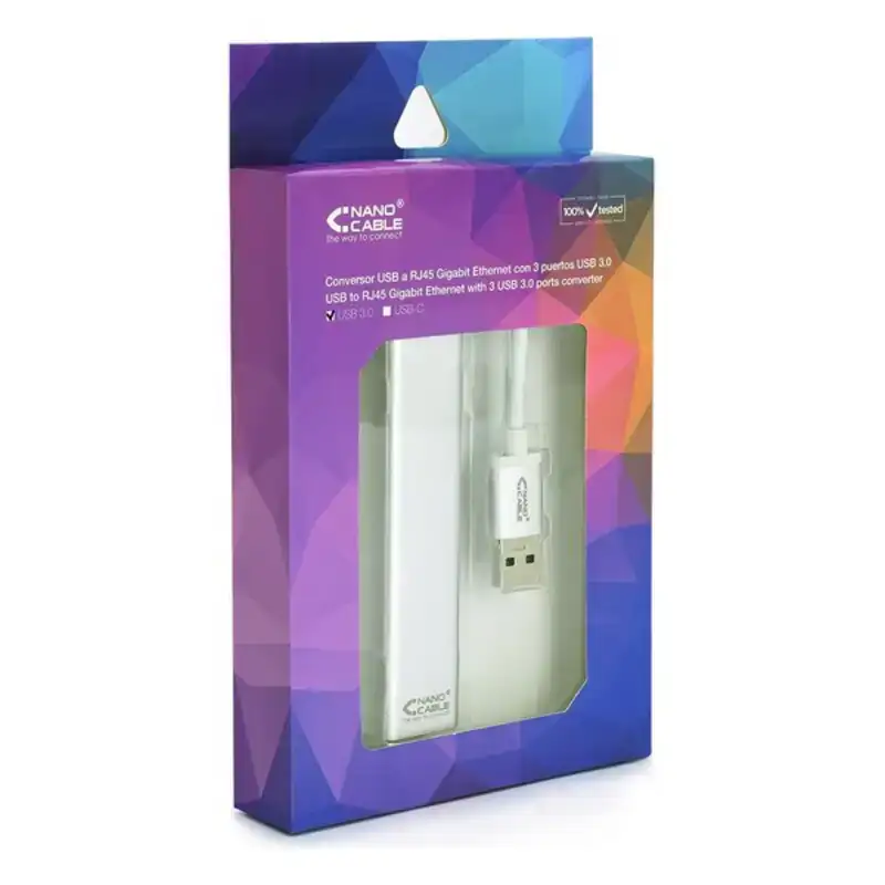 Convertisseur usb 3 0 vers gigabit ethernet nanocable 10 03 0403 argent_2254. DIAYTAR COTE D'IVOIRE - Votre Destination pour un Shopping Éclairé. Parcourez notre boutique en ligne pour découvrir des produits de qualité qui embelliront votre quotidien.
