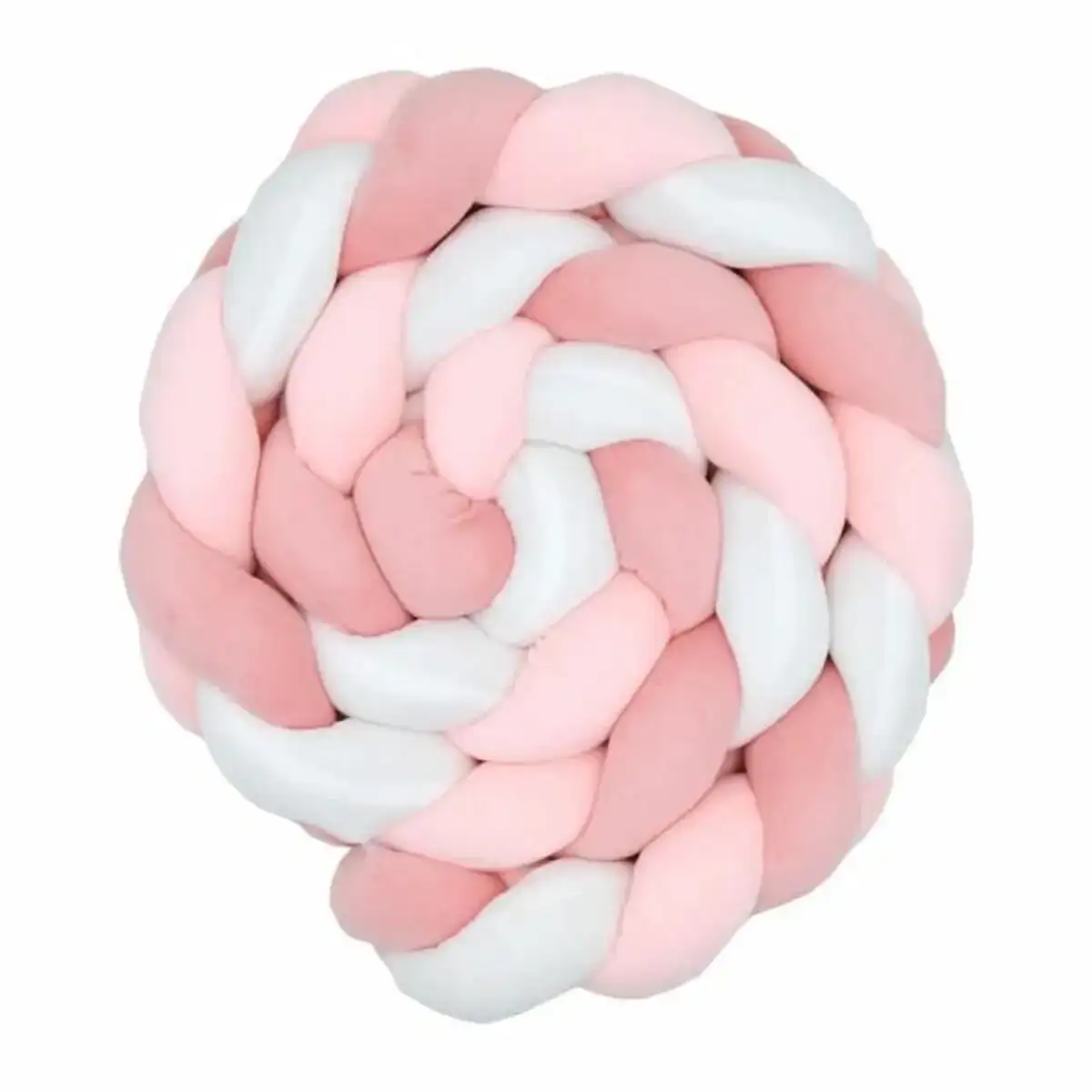 Coussin babycalin tressage rose 200 cm_2886. DIAYTAR COTE D'IVOIRE - Votre Pass vers la Découverte. Explorez notre boutique en ligne et plongez dans un voyage à travers des produits authentiques et contemporains, tous réunis sous un même toit.