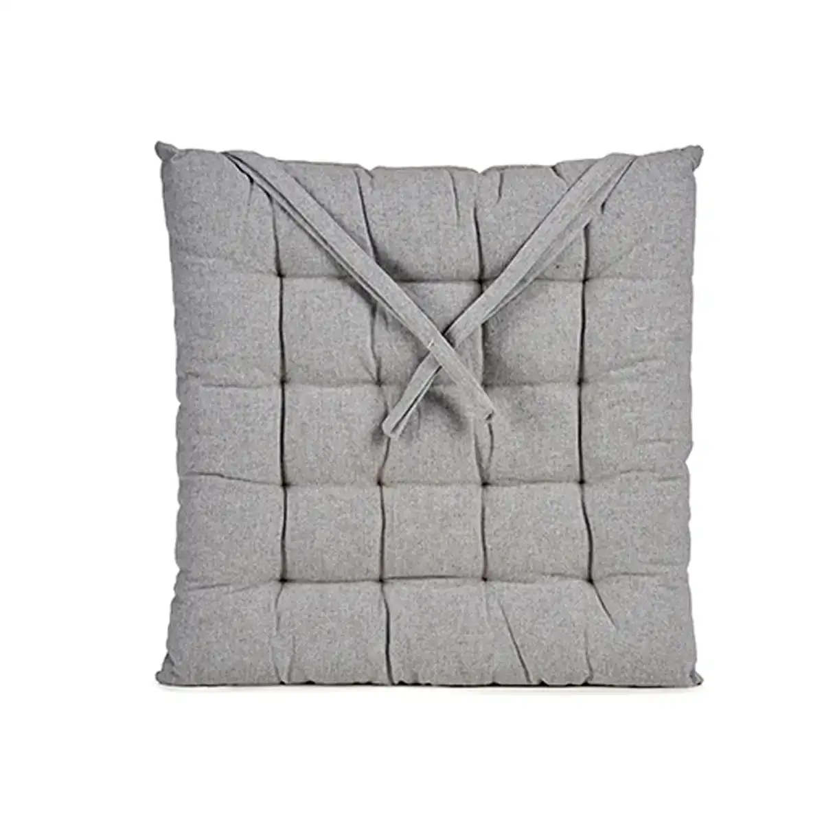 Coussin de chaise gris 40 x 5 5 x 40 cm_9057. DIAYTAR COTE D'IVOIRE - Où Choisir est un Acte d'Amour pour le Côte d'Ivoire. Explorez notre boutique en ligne et choisissez des articles qui célèbrent la culture et l'artisanat du pays.