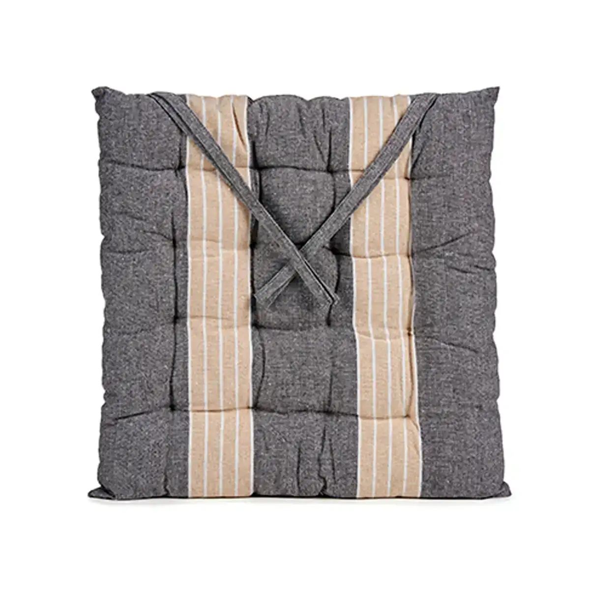 Coussin de chaise stripes 40 x 5 5 x 40 cm gris beige_9174. Bienvenue sur DIAYTAR COTE D'IVOIRE - Votre Évasion Shopping Personnalisée. Parcourez notre collection unique et trouvez des articles qui reflètent votre style et votre individualité.