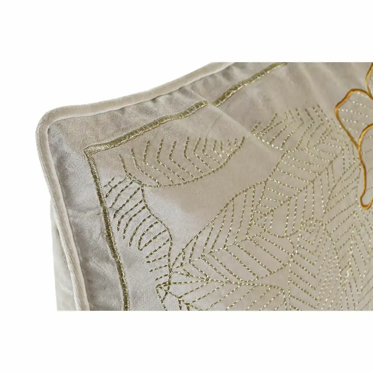 Coussin dkd home decor dore 45 x 10 x 45 cm fleurs_2507. DIAYTAR COTE D'IVOIRE - Votre Source de Trésors Culturels. Naviguez à travers notre catalogue et trouvez des articles qui mettent en avant la richesse de la culture sénégalaise.