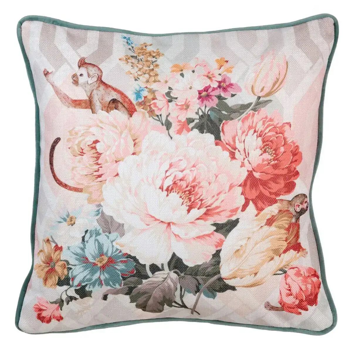 Coussin polyester 45 x 45 cm singe_2194. DIAYTAR COTE D'IVOIRE - Là où Choisir est une Célébration de l'Artisanat. Explorez notre gamme variée et choisissez des produits qui incarnent la tradition et le talent des artisans du Côte d'Ivoire.