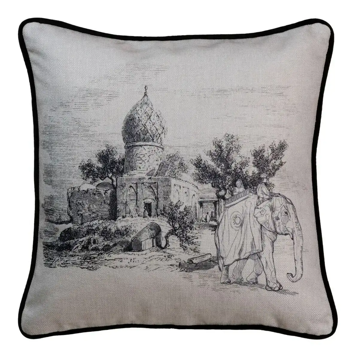 Coussin polyester 45 x 45 cm_9920. DIAYTAR COTE D'IVOIRE - Là où la Qualité est Non Négociable. Parcourez notre boutique en ligne pour découvrir des produits qui incarnent le raffinement et l'excellence du Côte d'Ivoire.