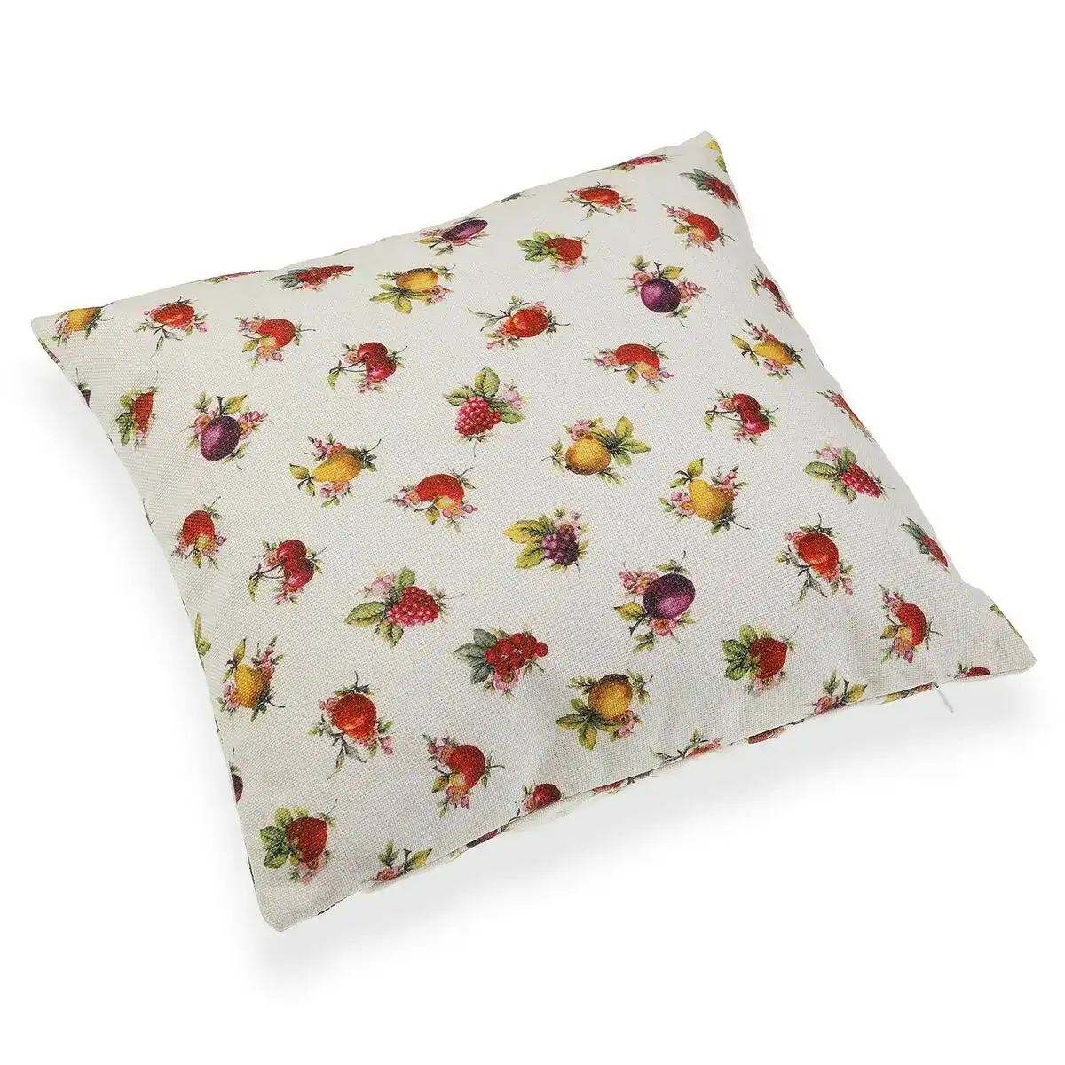 Coussin versa fraise polyester 15 x 45 x 45 cm_1061. DIAYTAR COTE D'IVOIRE - Là où Chaque Achat Contribue à un Rêve. Naviguez à travers notre boutique en ligne et soutenez des artisans talentueux tout en acquérant des trésors.