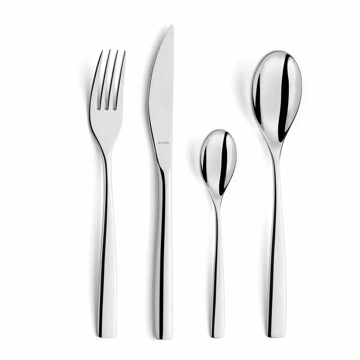 Couverts amefa gaia metal steel 24 pcs_4710. DIAYTAR COTE D'IVOIRE - L'Art de Choisir, l'Art de Vivre. Parcourez notre boutique en ligne et découvrez des produits qui transforment chaque choix en une expérience enrichissante.
