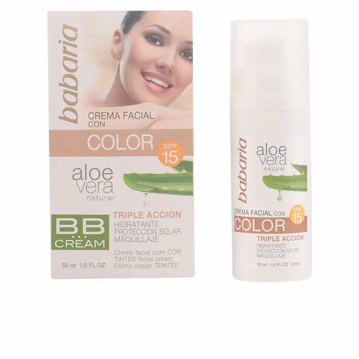 Creme hydratante avec couleur babaria spf 15 aloe vera 50 ml_6166. Entrez dans l'Univers de DIAYTAR COTE D'IVOIRE - Où Chaque Produit a sa Place. Explorez nos rayons virtuels et choisissez des articles qui s'intègrent parfaitement à votre style de vie.