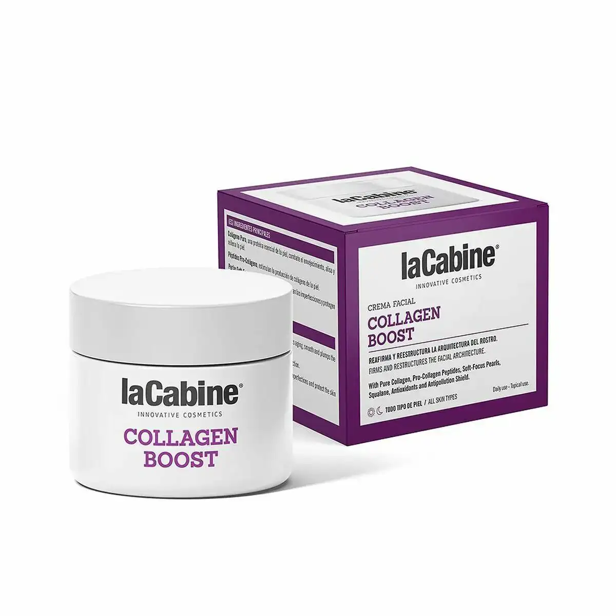 Creme raffermissante lacabine collagen boost 50 ml_9956. DIAYTAR COTE D'IVOIRE - L'Univers du Choix et de l'Authenticité. Explorez notre catalogue et découvrez des articles qui incarnent le patrimoine du Côte d'Ivoire et la modernité du monde.