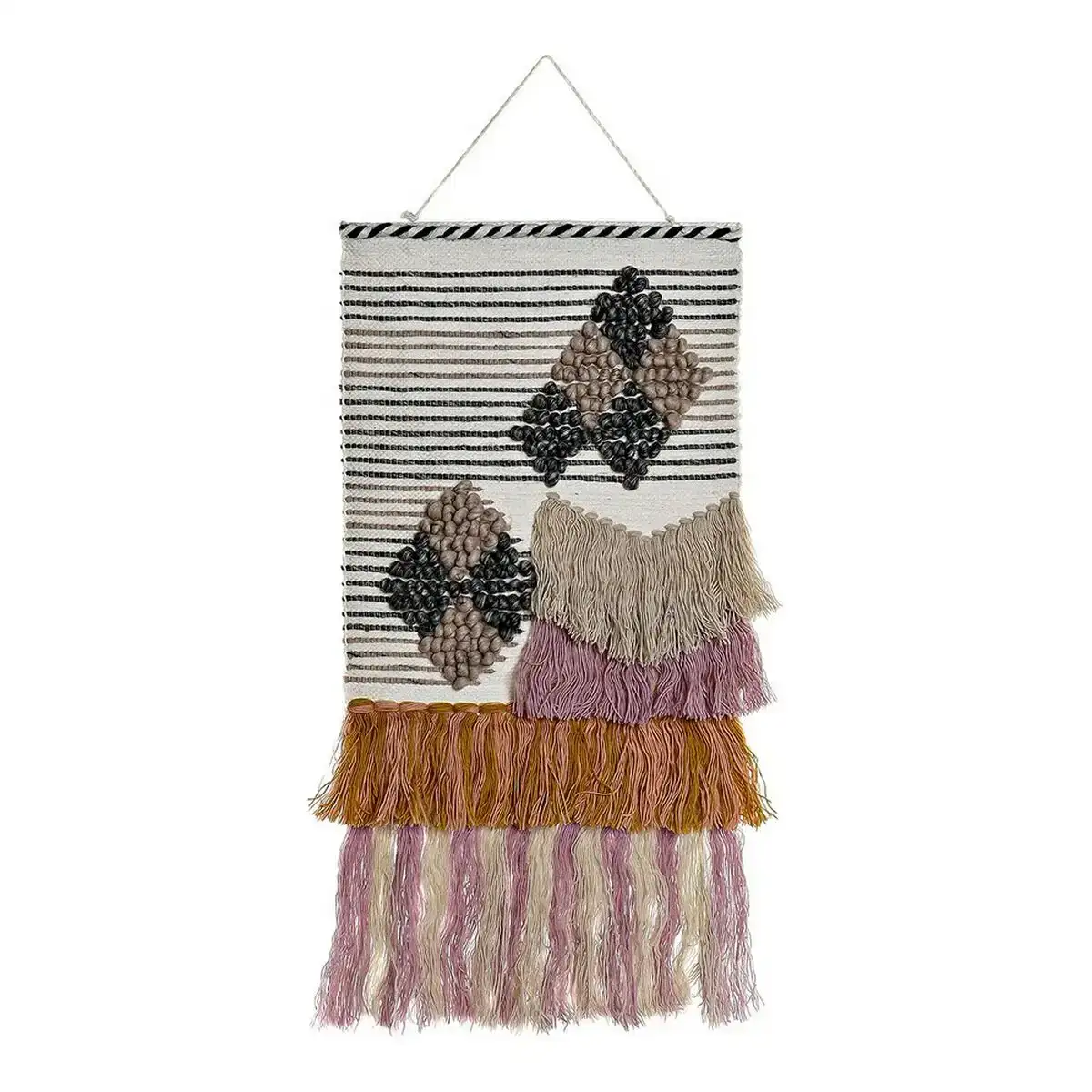 De coration a suspendre dkd home decor jute cotton wool 46 x 2 x 110 cm_2676. Bienvenue dans l'univers captivant de DIAYTAR COTE D'IVOIRE - Votre Plateforme de Shopping Tout-en-Un. Parcourez notre boutique en ligne pour découvrir des produits uniques, allant des articles ménagers aux élégants accessoires de mode.