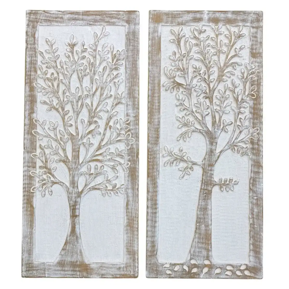 De coration murale dkd home decor 20 x 2 5 x 46 cm arbre marron blanc 2 unite s_3234. Bienvenue chez DIAYTAR COTE D'IVOIRE - Où le Shopping Rencontre la Qualité. Explorez notre sélection soigneusement conçue et trouvez des produits qui définissent le luxe abordable.