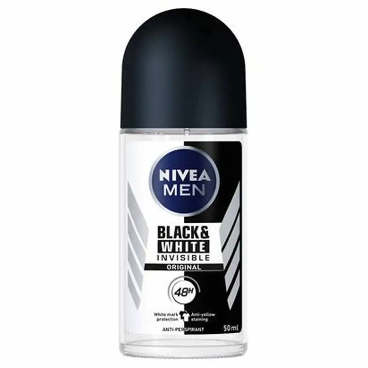 De odorant roll on homme noir blanc invisible nivea 50 ml_6692. Bienvenue sur DIAYTAR COTE D'IVOIRE - Où Choisir est un Voyage Sensoriel. Plongez dans notre catalogue et trouvez des produits qui éveillent vos sens et embellissent votre quotidien.