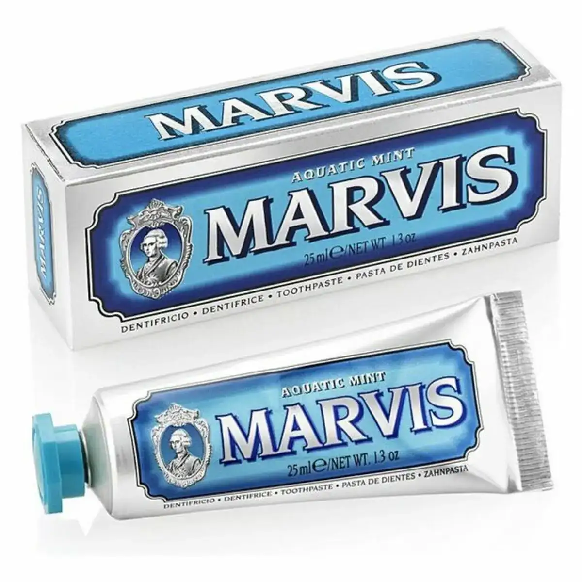 Dentifrice aquatic mint marvis 25 ml_1062. DIAYTAR COTE D'IVOIRE - Votre Source de Découvertes Shopping. Naviguez à travers nos catégories et découvrez des articles qui vous surprendront et vous séduiront.
